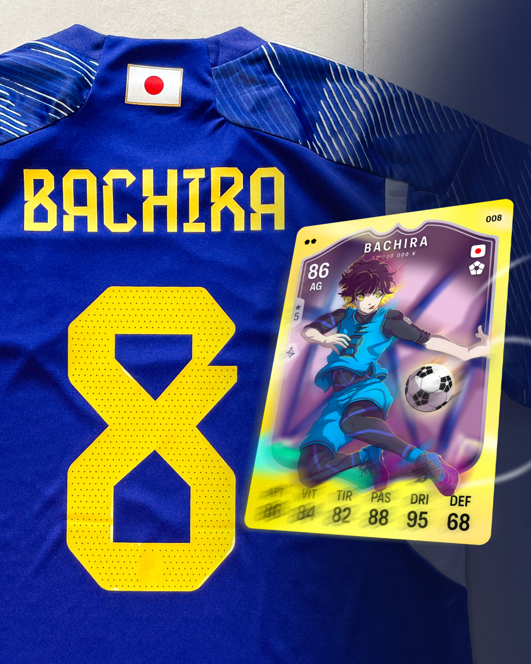 Carte Holo BACHIRA (Bluelock)
